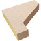Ekena Millwork 2"W x 10"D x 10"H Thin Clemmons Rough Cedar Woodgrain TimberThane Corbel, Primed Tan CORUR02X10X10CLERCPR - alternate 2